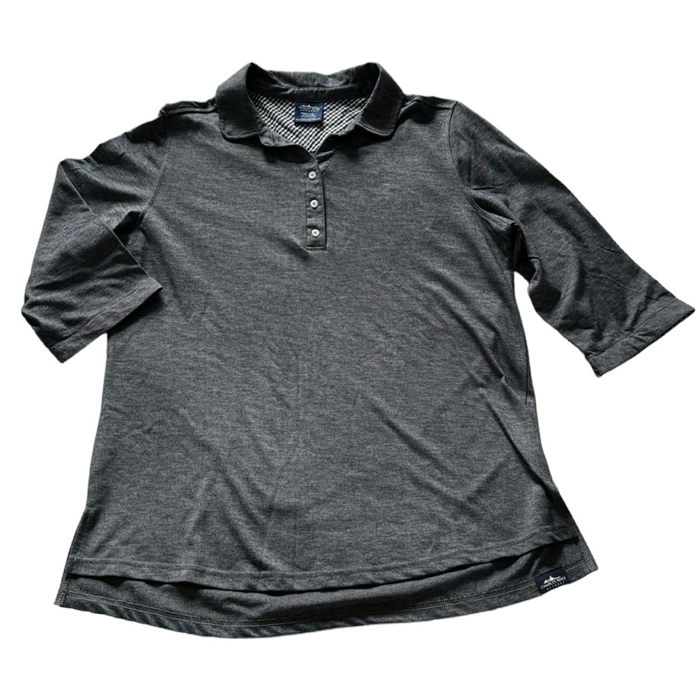 NWT Charles River Apparel Women’s Gray Polo Shirt